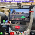 10Zoll Android Autoradio BT GPS WiFi Autoradio Pour Citroën C1 2005-2014 Carplay