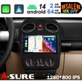 64GB Android 14 Autoradio Carplay Bluetooth GPS Navi für VW NEW Beetle 2001-2010