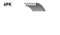 GATES 6PK2238 Micro-V® Keilrippenriemen für TOYOTA LAND CRUISER 100 (UZJ100)