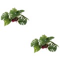  Set of 2 Künstliche Aquarienpflanzen Aquariumdekoration Aquariumpflanzen