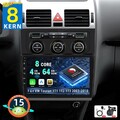 4+64GB Android 15 Für VW Touran 1T1 1T2 1T3 2003-2010 CarPlay Autoradio GPS Navi