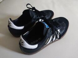 Adidas SAMBA - Male - schwarz-weiss - Größe (FR 40 2/3, UK 7, US 7 1/2) - Schuhe
