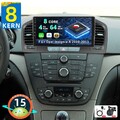 8Core 4+64GB Android 15 CarPlay Autoradio GPS Navi Für Opel Insignia A 2008-2013