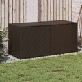 Gartenbox Auflagenbox Gartentruhe Truhe Kissenbox Kiste Poly Rattan vidaXL