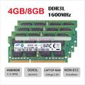 Samsung 4GB 8GB 16GB DDR3-1600MHz PC3L-12800 204Pin 1.35V SODIMM Laptop Speicher