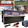 5000W Reiner Sinus Wechselrichter DC12V 24V 48V auf AC220V Spannungswandler Auto