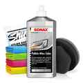 Auto Politur SONAX Polish+Wax Color silber 500ml + Applikator + Mikrofasertuch