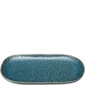 Leonardo Matera Platte blau 22x12cm Servierplatte Snackplatte Teller Käseteller