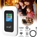 4G LTE Mobiler WiFi, Tragbarer Hotspot Mobiler WLAN Router mit Kartensteckplatz