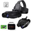 GTMEDIA N4 Helmet Nachtsicht Brille IR FHD Infrarot Fernglas Kopf Halterung +32G