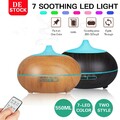 550ML Ultraschall LED Licht Luftbefeuchter Aroma Diffuser Humidifier Diffusor