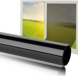 Sichtschutzfolie Fensterfolien Selbstklebend Blickdicht Fenster Folie 200x45cm