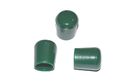 100 x Kappe für Rundrohr D=12/13 mm L= 15 mm grün PVC (0.08€/1Stk)