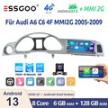 Autoradio 8Core Carplay Für Audi A6 C6 4F MMI 2G 128G 8.8" Android KAM GPS NAVI