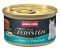 4017721830331 ANIMONDA Vom Feinsten Mousse Huhn und Thunfisch - Nassfutter für K