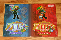 2001 The Legend of Zelda Oracle of Ages Seasons Poster 30x42cm Game Boy Color