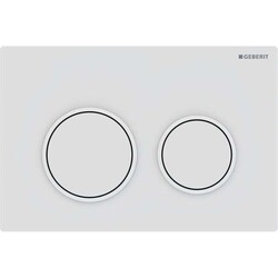 Geberit Omega20 Betätigungsplatte, für 2-Mengen-Spülung, 115.085.01.1, Farbe: