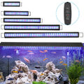 30-130cm LED Aquarium mit timer Schalentiere Lampe Tropischen Fische RGB 10-45W