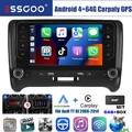 DAB Autoradio Für Audi TT 8J 2006-2014 Android14 4+64G Carplay GPS NAVI SWC WIFI