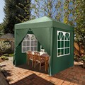 2x2m Faltpavillon Pavillon UV Gartenzelt Partyzelt Stabil Faltbar Wasserdicht DE