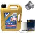 Motoröl Set 5W-30 5 Liter + Ölfilter SH 4097 L + Schraube für Audi A6 A7 A8 3.0 