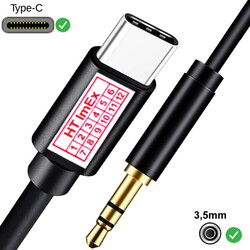 1m USB Typ C zu AUX 3,5mm Klinke Kopfhörer Adapter Stecker Kabel Musik in Audio
