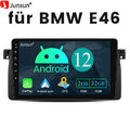 Autoradio Für BMW E46 3er 318 320 325 9" GPS Navi Android 12 DAB+ Carplay  2+32G