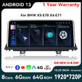 10,25" IPS Android 14 Autoradio GPS Navi für BMW X5 E70 X6 E71 CCC AUX CarPlay