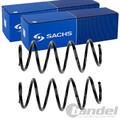 2X SACHS FAHRWERKSFEDERN VORNE PASSEND FÜR AUDI A3 SKODA OCTAVIA VW GOLF