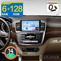 Mit DAB+Android 14 Autoradio 6+128G Navi Carplay für Mercedes-Benz M-Klasse W166
