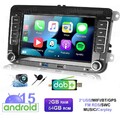 DAB+ 8Core Android Radio Carplay GPS Für VW Golf 5 6 Polo T5 Touran Passat 2+64G