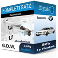 Für BMW 1er Fliessheck 04- G.D.W. Anhängerkupplung abnehmbar + 13polig E-Satz FP