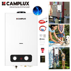 CAMPLUX 10L 50 mbar für Camping Dusche Gasdurchlauferhitzer LPG Warmwassergeräte