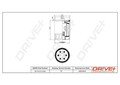 Dr!ve+ DP1110.11.0339 Ölfilter für MITSUBISHI,SMART