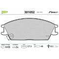 1x Bremsbelagsatz, Scheibenbremse VALEO 301052 passend für HYUNDAI INOKOM