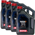 4x4 Liter Motul NGEN7 Motorrad Öl  4T Motoröl 10W40 Vollsynthetisch 10W-40 ESTER