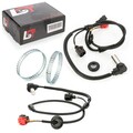 2x ABS-Sensor und ABS-Ring Set Vorderachse Drehzahlregler für AUDI A6 C5 ab 1999
