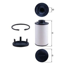 ORIGINAL® Knecht Hydraulikfilter, Automatikgetriebe für BMW 3 5 3 Cabriolet 1