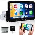 1 DIN 7 Zoll Android 15 Autoradio mit Apple Carplay GPS NAVI WIFI BT DSP 2+32GB