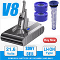 9000MAH Akku Für Dyson V8 SV10 21,6V Absolute Animal Fluffy 6,0Ah / Filter Set