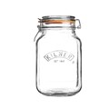 KILNER Bügelverschlussglas eckig 1,5 Liter Vorratsglas Einmachglas