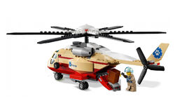 LEGO® CITY Hubschrauber + Pilotin aus 60302 Tierrettungseinsatz NEU + Anleitung