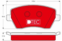 TRW Bremsbelagsatz Scheibenbremse DTEC COTEC GDB3332DTE für LOGAN DACIA DUSTER 3
