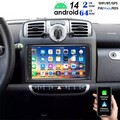 64GB Für Smart Fortwo 451 2005-10 Autoradio Android 14 GPS WIFI Carplay