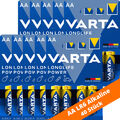40 x Varta AA Mignon LR6 4906 MN1500 Alkaline Longlife Power Batterie 10 x 4er