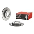 2X BREMBO BREMSSCHEIBEN 245mm GESCHLITZT VOLL HINTEN PASSEND FÜR AUDI A4 SEAT