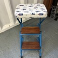 Vintage Retro Old School klappbare Küchen Trittleiter Tritthocker - Made in England