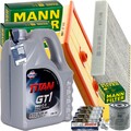 MANN INSPEKTIONSPAKET+1x5L LIQUI MOLY 5W30 MOTORÖL passend für AUDI A3 SEAT LEON