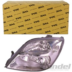 TYC HAUPTSCHEINWERFER H7/H1 RECHTS passend für RENAULT SCÉNIC I MEGANE 1.4 - 2.0