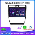 128GB Für Audi A6 4B2 4B5 C5 1997-2005 Carplay Android Autoradio GPS NAVI SWC BT